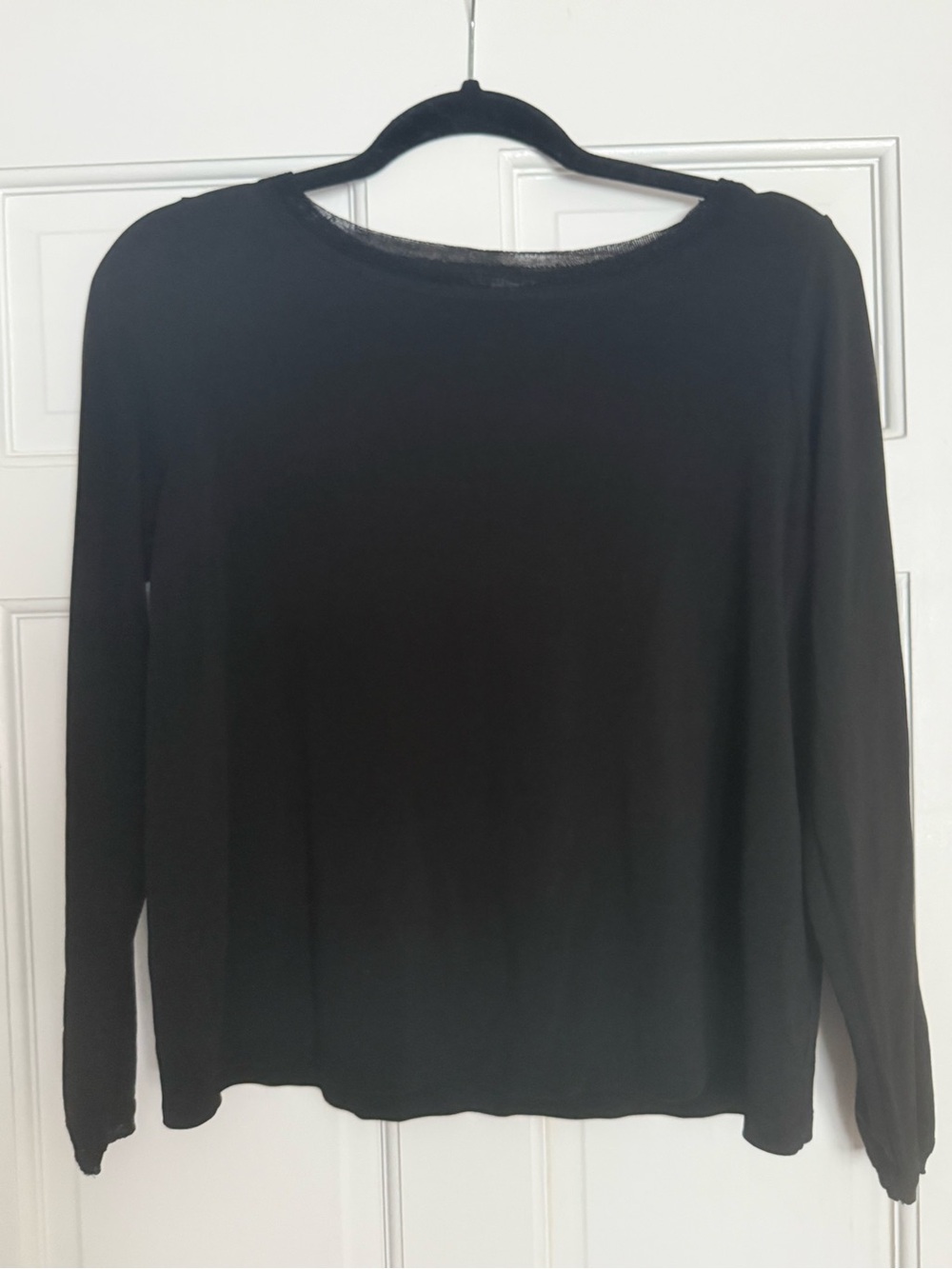 Eileen Fisher Silk Long-Sleeve Crewneck